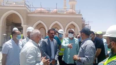 صور|| مسئولو "الإسكان" يتفقدون المدينة التراثية في "العلمين الجديدة"