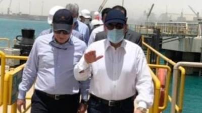 الملا يتفقد مشروعات بترولية بالعين السخنة