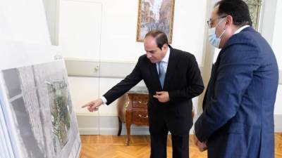 السيسي يوجه بالبدء الفوري في تنفيذ مشروع "حديقة تلال الفسطاط"