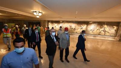 صور|| الجزار يتفقد دار الأوبرا الجديدة بالعاصمة الإدارية