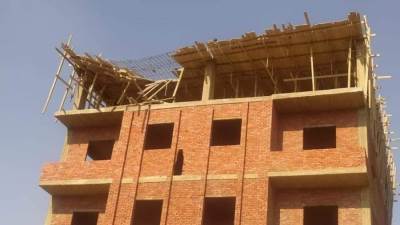 صور||  جهاز حدائق أكتوبر يوقف أعمال بناء مخالف بقطعتى أرض في «جاردينيا 1»