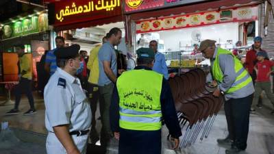 صور|| حملة لإزالة الإشغالات في "دمياط الجديدة"