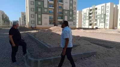 وكيل وزارة الإسكان بالبحر الأحمر يتفقد «سكن كل المصريين» في الغردقة