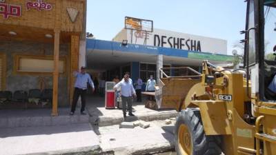 صور|| حملة لإزالة الاشغالات وضبط المخالفات في بني سويف الجديدة