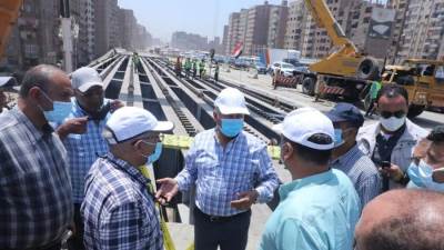  الوزير يتابع أعمال تطوير الطريق الدائري