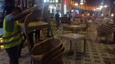 بالصور .. حملة لإزالة الاشغالات بدمياط الجديدة