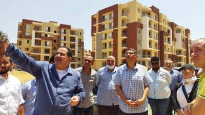 مسئولو جهاز "6 أكتوبر" يتابعون سير العمل بمشروع JANNA بالمدينة