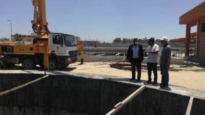 رئيس جهاز "النوبارية الجديدة": جارٍ الانتهاء من الهيكل الخراساني لمحطة رفع مياه الصرف بمشروع إعادة تأهيل وتوسعة محطة المعالجة الرئيسية