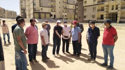 مسئولو الإسكان يتفقدون المشروعات السكنية  بمدينتي ناصر وأسيوط