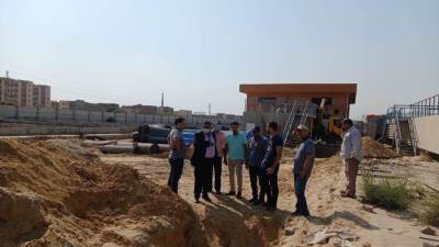 رئيس جهاز "النوبارية الجديدة": توريد وتركيب المهمات الكهربائية ضمن مشروع توسعات محطة الصرف الصحى الرئيسية بالمدينة 