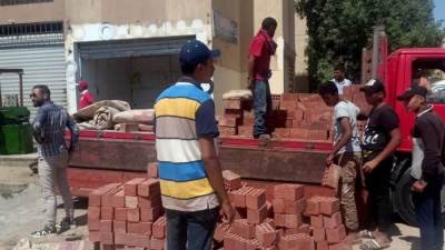 جهاز "حدائق أكتوبر"يشن حملة جديدة لإزالة مخالفات تغيير النشاط  بمنطقة أبناء الجيزة