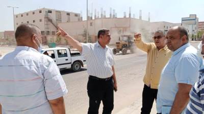 جهاز "الصالحية الجديدة" يشن حملة لضبط مخالفات الصرف الصناعي بالمنشآت الصناعية بالمدينة