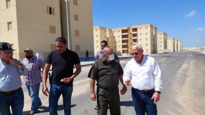 بالصور || محافظ بورسعيد يتفقد مشروع الإسكان بمدينة سلام مصر