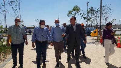 جولة تفقدية لنائب وزير الإسكان لمدينة المنصورة الجديدة