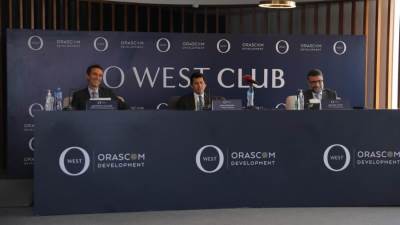 أوراسكوم للتنمية تضع حجر الأساس لنادىO West  الرياضي بغرب القاهرة