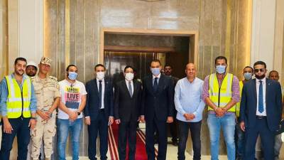 بالصور || زيارة تفقدية لوزير شئون المجالس النيابية لمقر الوزراة الجديد بالعاصمة الإدارية