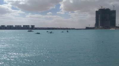 مدينة العلمين الجديدة تستضيف فعاليات بطولة الجمهورية المفتوحة للتجديف بمنطقة البحيرات