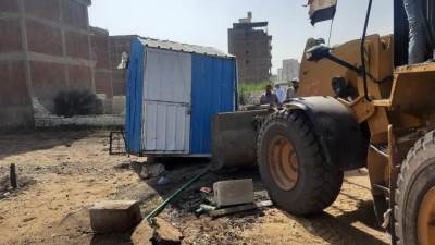 محافظ الغربية: ازالة 369 حالة تعدي على الأراضي الزراعية و521 مخالفة بناء