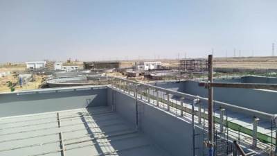 نائب وزير الإسكان للبنية الأساسية يتفقد مشروعات مرافق المياه والصرف بمدينة العلمين الجديدة