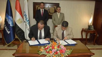 توقيع بروتوكول تعاون مشترك بين هيئة قناة السويس وشركة سيمنس العالمية