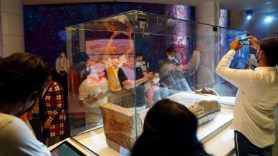  الجناح المصري باكسبو 2020 بدبى يشهد إقبال متزايد من الزائرين 