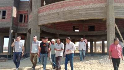 رئيس جهاز مدينة بدر يتابع أعمال تنفيذ ناد رياضى جديد على مساحة 106 آلاف م٢