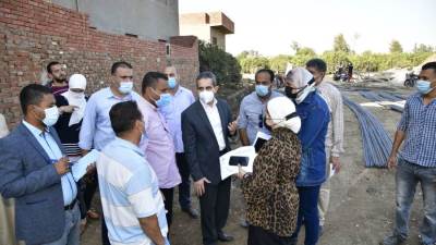  جولة تفقدية لمحافظ الغربية لمتابعة نسب إنجاز مشروعات " حياة كريمة "
