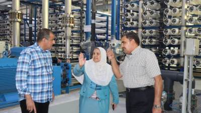 رئيس شركة مياه سيناء يتفقد محطات تحلية شرم الشيخ  وجنوب سيناء