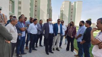 رئيس صندوق التمويل العقاري تتفقد وحدات مدينة حدائق أكتوبر