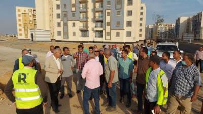 مسئولو "الإسكان" يتفقدون المرحلة الأولى  بالمبادرة الرئاسية "سكن لكل المصريين" بمدينة حدائق العاصمة  .
