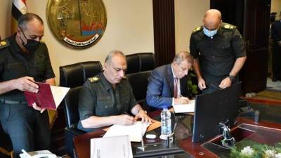 الهيئة الهندسية وجامعة عين شمس توقعان بروتوكول انشاء جامعة عين شمس الأهلية بالعاصمة الإدارية 