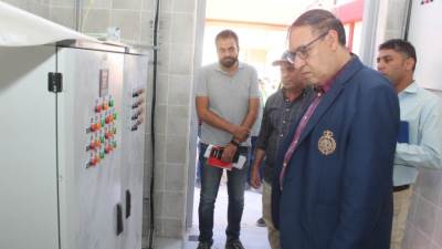 مياه الغربية: رئيس الشركة يتابع تنفيذ مشروع محطة معالجة الصرف الصحى بقرية بلتاج مركز قطور