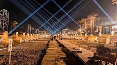 السياحة والاثار تضع اللمسات النهائية لاحتفالية طريق الكباش بالاقصر