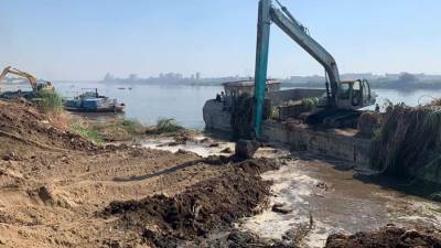 وزير الموارد المائية: نواصل التصدى للتعديات على مجرى نهر النيل وفرعيه دمياط ورشيد