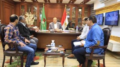 مياه المنيا : اجتماع مع مسئولى منظمة يونيسف مصر لمناقشة ماتم انجازه والخطط المستقبلية للتعاون