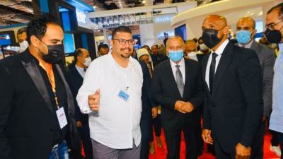 بالصور وزير النقل يزور جناح"ماسترسكاف" فى اليوم الرابع لمعرض النقل الذكى واللوجستيات