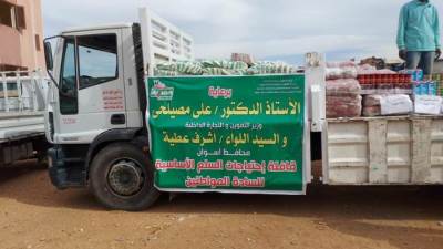 وزير التموين: ضخ كميات كبيرة من السلع الغذائية بالأماكن المتضررة من السيول بأسوان