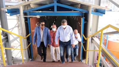 رئيس جهاز مدينة الصالحية الجديدة يتفقد منظومة الصرف الصناعي 