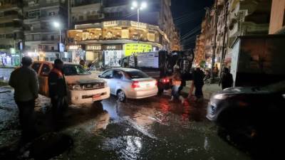 مياه الشرقية: متابعة أعمال سحب تجمعات مياه الامطار بجميع مناطق المحافظة