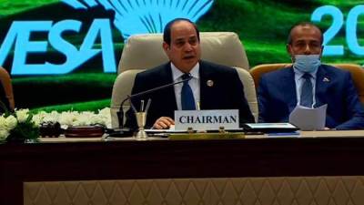 خلال ترأسه « الكوميسا » .. السيسي:  مصر ستعمل على إعداد قائمة بفرص استثمارية لرفع النمو الاقتصادي