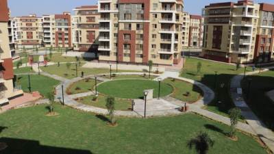 مسئولو الإسكان يتفقدون الوحدات السكنية بمشروع "JANNA"  بمدينة ٦ أكتوبر 