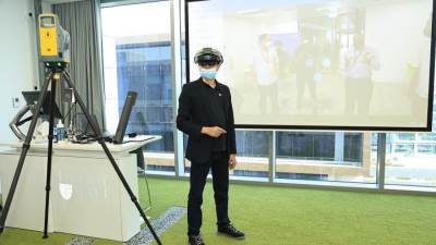 تريمبل تشارك مع طلاب جامعة "هيريوت وات دبي" في استشراف مستقبل قطاع البناء في العصر الرقمي