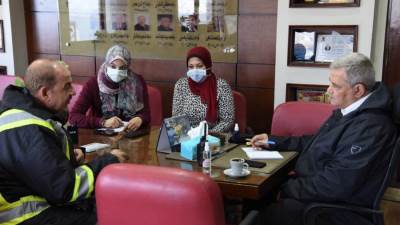 رئيس القابضة للمياه يتابع استعدادات شركة الصرف الصحى لنوه قاسم بالإسكندرية.