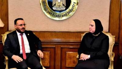 وزيرة التجارة: 572 مليون دولار حجم الصادرات المصرية إلى السوق الليبية العام الماضي