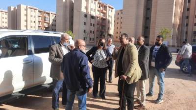مسئولوالإسكان يتفقدون الوحدات السكنية بالمبادرة الرئاسية  «سكن لكل المصريين» بمدينة أكتوبر الجديدة