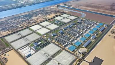 اختيار مشروع محطة معالجة مصرف بحر البقر بشرق بورسعيد أفضل مشروع انشائي بالعالم ٢٠٢١