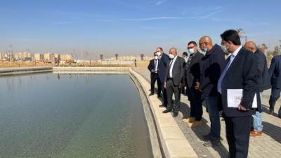 وفد حكومي عماني  يتفقد مشروعات العاصمة الإدارية الجديدة