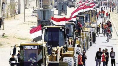 اللجنة المصرية لإعادة إعمار قطاع غزة تطلق المرحلة الثانية بـ 6 مشاريع