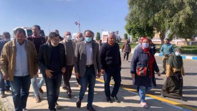 مسئولو الإسكان يتفقدون مشروعات مياه الشرب والصرف الصحي بمدينة بنى سويف الجديدة