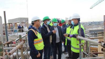 مسئولو الإسكان يتفقدون الموقف التنفيذى لمشروعات مياه الشرب والصرف الصحى  بمحافظة الإسكندرية